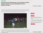 Semarak Kemerdekaan, Komunitas Honda Kalbar Gelar Convoy Merdeka Penuh Kebersamaan