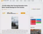 Jurnalis Kalbar Ikuti Touring Ramadan Astra Motor Sambil Berbagi ke Panti Asuhan