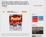 Astra Motor Kalbar Hadirkan Promo Kredit Motor Honda Ringan dan Menguntungkan di Sanggau