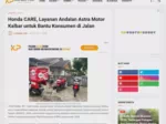 Honda CARE, Layanan Andalan Astra Motor Kalbar untuk Bantu Konsumen di Jalan