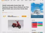 Skutik Fashionable Honda Stylo 160 Diperbarui dengan Warna Eksklusif dan Fitur ModernSalah satu warna baru Honda Stylo 10