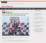 Pertamina Mandalika International Circuit, Pembalap AHRT Dominasi Podium Kelas NSS600 MRS 2025