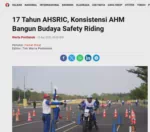17 Tahun AHSRIC, Konsistensi AHM Bangun Budaya Safety Riding