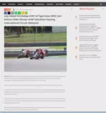 Laju Hebat Pembalap AHRT di Tiga Kelas ARRC Seri Kelima, Rider Binaan AHM Taklukkan Sepang International Circuit, Malaysia