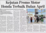 Kejutan Promo Motor Honda Terbaik Bulan April, Asmo Kalbar Berikan Penawaran Terbaik Semua Produk AHM