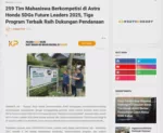 259 Tim Mahasiswa Berkompetisi di Astra Honda SDGs Future Leaders 2025, Tiga Program Terbaik Raih Dukungan Pendanaan