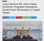 Lewat Seminar SR, Asmo Kalbar Komitmen Tingkatkan Kesadaran Keselamatan Berkendara di Tingkat Pelajar