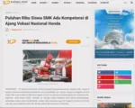 Puluhan Ribu Siswa SMK Adu Kompetensi di Ajang Vokasi Nasional Honda