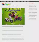 Konsumen di Bengkayang Borong Motor Honda Lewat Promo Juli Ekstra Irit
