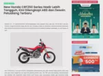 New Honda CRF250 Series Hadir Lebih Tangguh, Kini Dilengkapi ABS dan Desain Petualang Terbaru