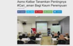Asmo Kalbar Tanamkan Pentingnya #Cari_aman Bagi Kaum Perempuan