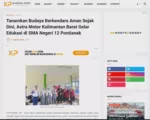 Tanamkan Budaya Berkendara Aman Sejak Dini, Astra Motor Kalimantan Barat Gelar Edukasi di SMA Negeri 12 Pontianak