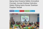 Ajang Asia-Oceania Safety Innovative Concept, Inovasi Edukasi Instruktur Safety Riding Astra Honda Torehkan Prestasi Terbaik