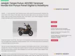 Jelajah Tanpa Putus: ADV160 Teranyar Honda Kini Punya Panel Digital &amp; RoadSync