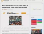 Astra Motor Kalbar Edukasi Safety Riding di Sungai Kakap, Sasar Siswa SMP dan SMA