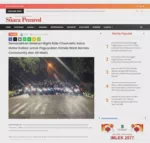 Semarakkan Gelaran Night Ride Cinematic Astra Motor Kalbar untuk Paguyuban Honda West Borneo Community dan All Matic