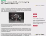 ADV160 Terbaru: Skutik Adventure yang Tak Lagi Tak Terhubung