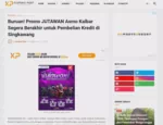 Buruan! Promo JUTAWAN Asmo Kalbar Segera Berakhir untuk Pembelian Kredit di Singkawang