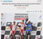 Adenata dan Rheza Melesat Kencang Kuasai Podium MRS 2025 Seri Akhir