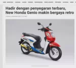 Hadir dengan penyegaran terbaru, New Honda Genio makin bergaya retro