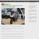 Honda PCX 160 RoadSync, Gagah dan Mewah Buat Pengunjung GIIAS 2025 Terpukau