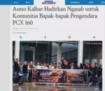 Asmo Kalbar Hadirkan Ngasab untuk Komunitas Bapak-bapak Pengendara PCX 160