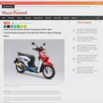 New Honda Genio Makin Bergaya Retro dan Fashionable dengan Kombinasi Warna dan Striping Baru