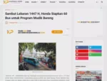 Sambut Lebaran 1447 H, Honda Siapkan 60 Bus untuk Program Mudik Bareng
