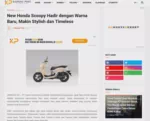 New Honda Scoopy Hadir dengan Warna Baru, Makin Stylish dan Timeless