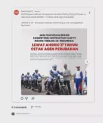 AHM Sukses Kalibrasi Kompetensi Instruktur Safety Riding Terbaik se-Indonesia Lewat AHSRIC 17 Tahun Cetak Agen Perubaha