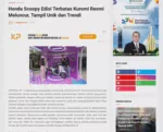 Honda Scoopy Edisi Terbatas Kuromi Resmi Meluncur, Tampil Unik dan Trendi
