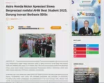 Astra Honda Motor Apresiasi Siswa Berprestasi melalui AHM Best Student 2025, Dorong Inovasi Berbasis SDGs