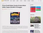 Promo Kredit Motor Honda di Astra Motor Kalbar Segera Berakhir di Sanggau