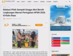 Edukasi Pilah Sampah hingga Aksi Bersih Lingkungan Warnai Peringatan HPSN 2026 di Kubu Raya