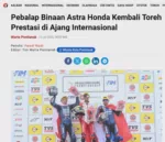 Pebalap Binaan Astra Honda Kembali Toreh Prestasi di Ajang Internasional
