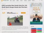 AHM Luncurkan New Honda Vario Evo 160, Skutik Sporti dengan Desain dan Fitur Baru