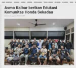 Asmo Kalbar berikan Edukasi Komunitas Honda Sekadau