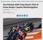 Dua Pebalap AHM Tutup Musim 2025 di Eropa dengan Capaian Membanggakan