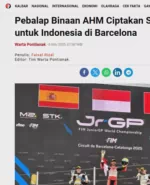 Pebalap Binaan AHM Ciptakan Sejarah untuk Indonesia di Barcelona