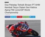 Dua Pebalap Terbaik Binaan PT AHM Kembali Terjun Dalam Seri Kelima Ajang FIM JuniorGP World Championship