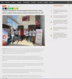 Wujud Kepedulian Sosial kepada Masyarakat, Astra Motor Kalbar Gelar Donor Darah Perayaan HUT ke-55