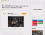 Skena Modifikasi Jadi Ajang Kreativitas dan Kebersamaan Biker Honda Kalbar
