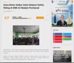 Astra Motor Kalbar Gelar Edukasi Safety Riding di SMK Al-Madani Pontianak