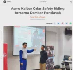 Asmo Kalbar Gelar Safety Riding bersama Damkar Pontianak