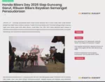 Honda Bikers Day 2025 Siap Guncang Garut, Ribuan Bikers Rayakan Semangat Persaudaraan