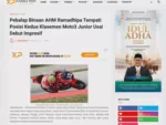 Pebalap Binaan AHM Ramadhipa Tempati Posisi Kedua Klasemen Moto3 Junior Usai Debut Impresif