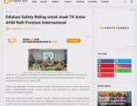 Edukasi Safety Riding untuk Anak TK Antar AHM Raih Prestasi Internasional