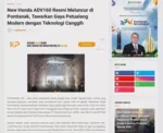 New Honda ADV160 Resmi Meluncur di Pontianak, Tawarkan Gaya Petualang Modern dengan Teknologi Canggih