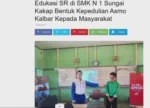 Edukasi SR di SMK N 1 Sungai Kakap Bentuk Kepedulian Asmo Kalbar Kepada Masyarakat