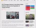 Hari Pelanggan Nasional, Astra Motor Kalbar Hadirkan Apresiasi dan Kepedulian di Tengah Karhutla